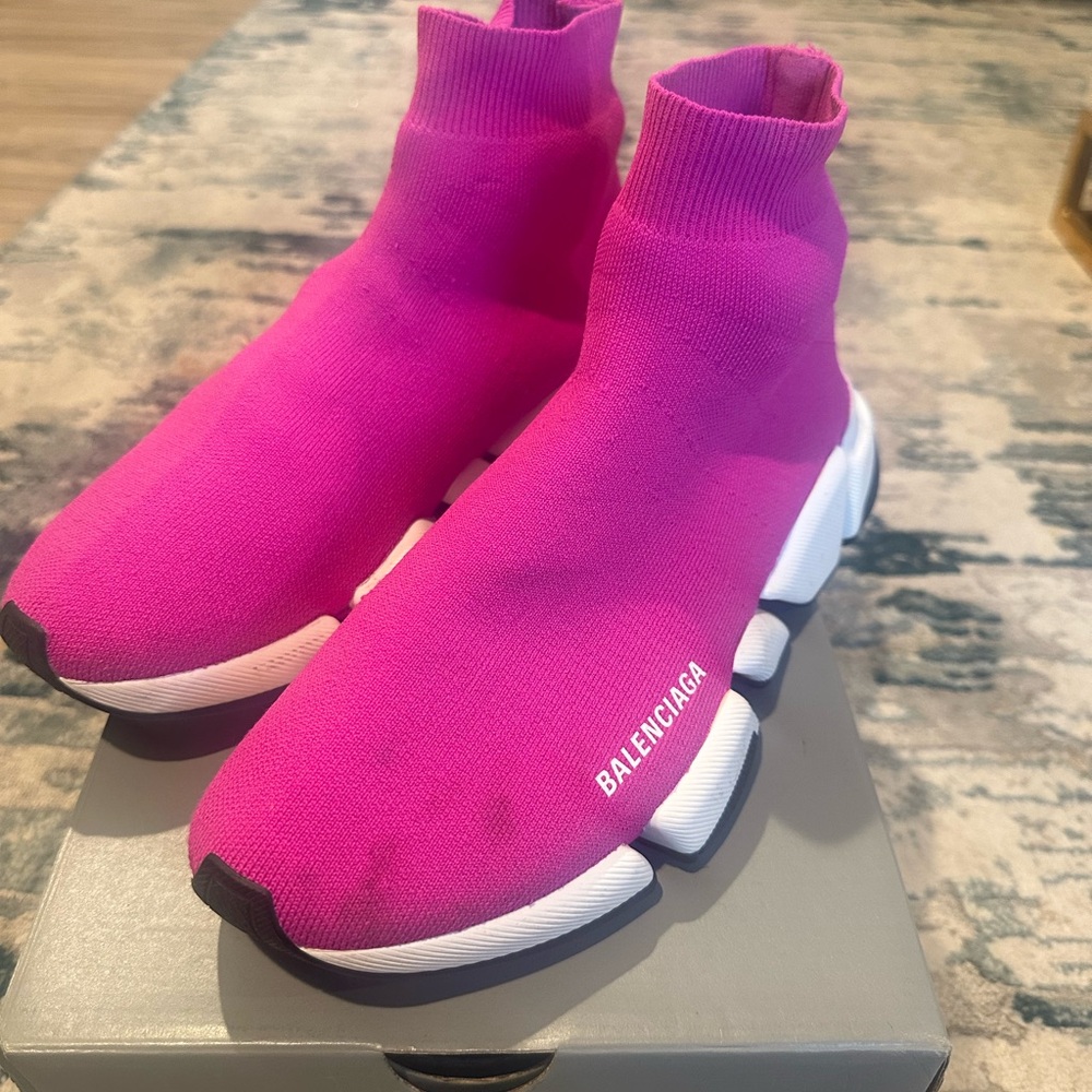 Balenciaga Knit Runner - Pink Size 42